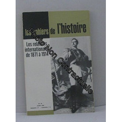 Les cahiers de l'histoire n°54 mars 1966 les relations...