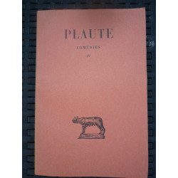 plaute Comédies Tome IV Société d'
