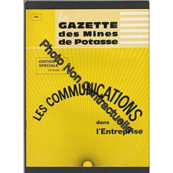 REVUE LA GAZETTE DES MINES DE POTASSE D'ALSACE [No 161 de...