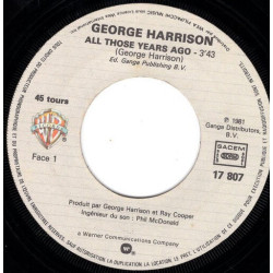 All Those Years Ago / Writing's On The Wall