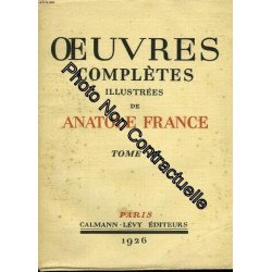 Oeuvres completes illustrees de anatole france. tome 7 : la vie...