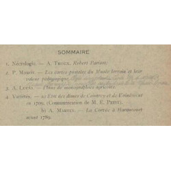 Bulletin Société LORRAINE Etudes Locales n7