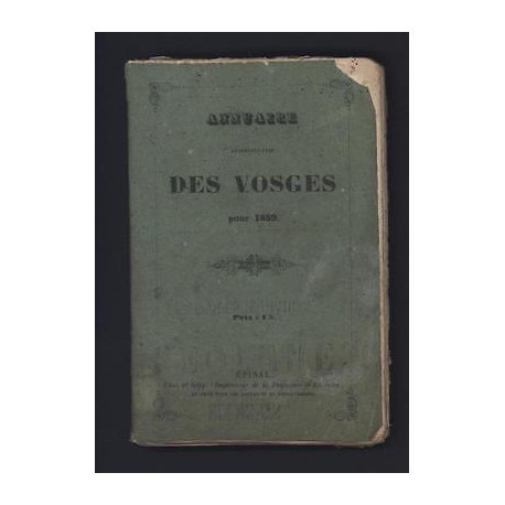 Annuaire administratif des VOSGES pour LORRAINE 88