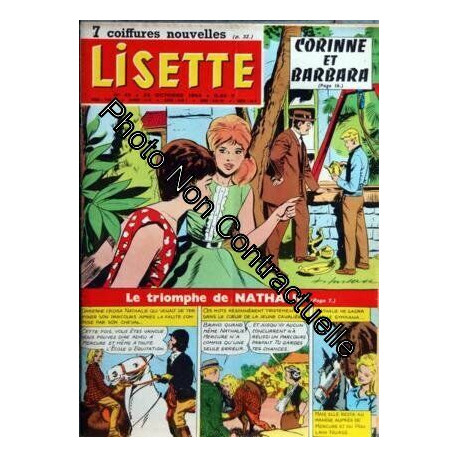 LISETTE N? 43 du 25-10-1964 CORINNE ET BARBARA - LE TRIOMPHE DE...