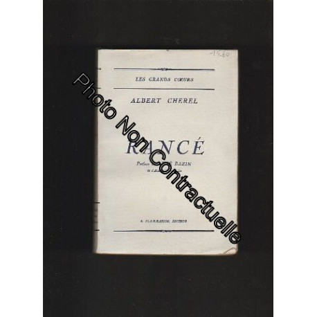 Rancé. Préface de René Bazin