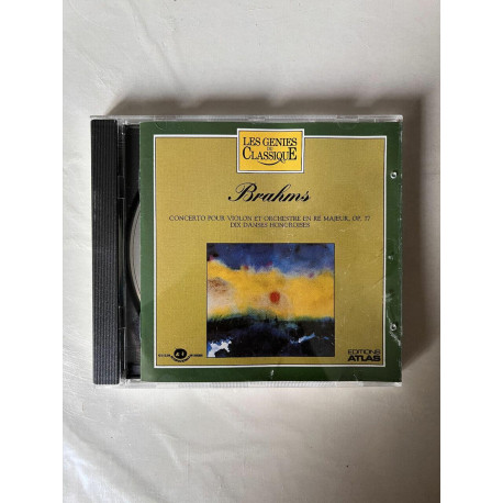 Brahms Concerto pour violon et orchestre - Les Génies du Classique CD