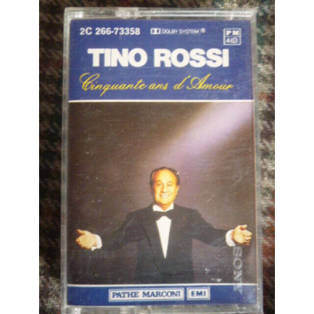 CINQUANTE ANS D'AMOUR cassette Audio-K7 EMI 2C 266 73358