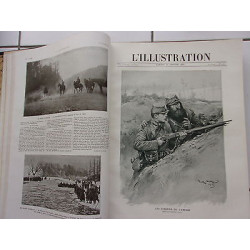 reliure L ' ILLUSTRATION de janvier 1915 à juin 1915 n 3748 à 3773...