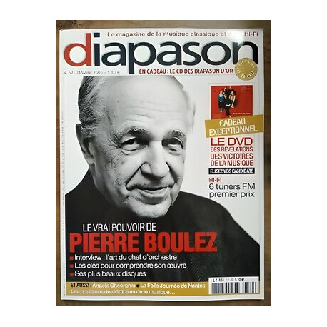 diapason Le Magazine de la Musique Classique et de la hifi Nº521...