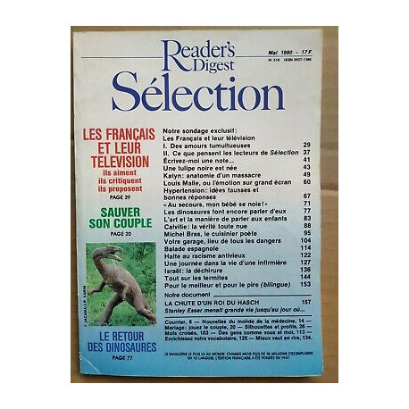 Reader's Digest Sélection Nº 519 mai 1990