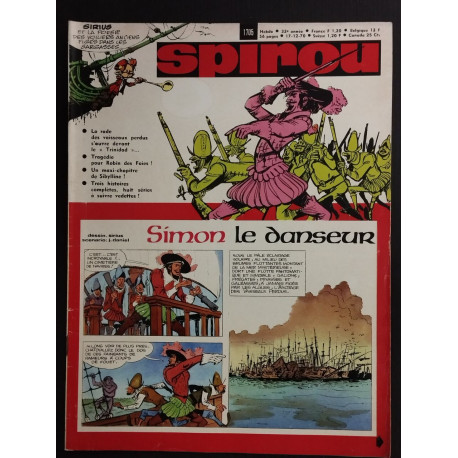 Revue le Journal de Spirou N° 1705