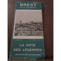 Brest ville qui renaît - dépliant du Syndicat d'Initiatives...