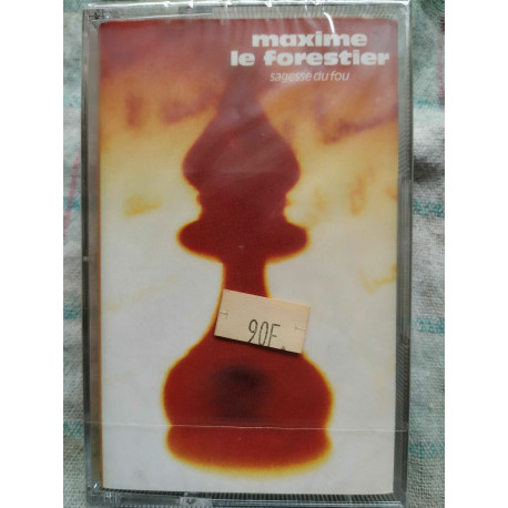 Maxime Leforestier Sagesse du fou Cassette Audio-K7 NEUVE SOUS BLISTER
