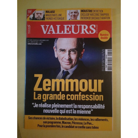 Valeurs Actuelles Nº4439-4440 - Zemmour La Grande Confession...
