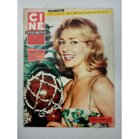 Magazine Ciné Télé Revue - Roger Vadim