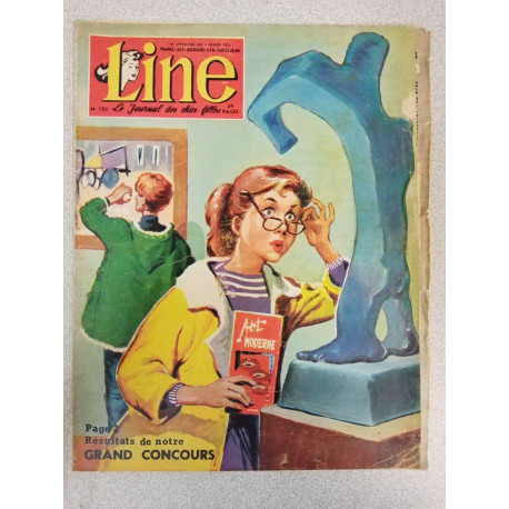 Line Nº155 Le Journal Des Chics Filles / Mars 1958