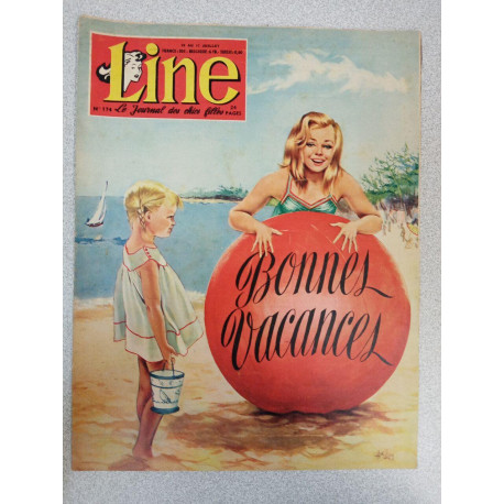 Line Nº174 Le Journal Des Chics Filles / Juillet 1959