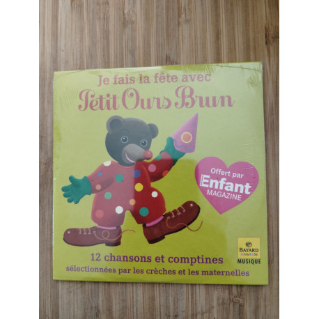 Je fais la fête avec Petit Ours Brun (neuf sous blister)