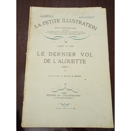 La petite Illustration N° 391. Le dernier vol de l'alouette II