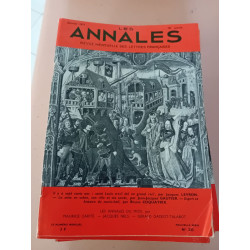 Revue Les annales des lettres françaises N° 243