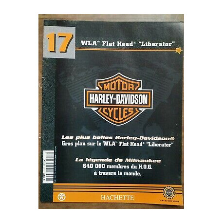 WLA Flat Head Liberator harley davidson Motorcycle Nº17 hachette 2001