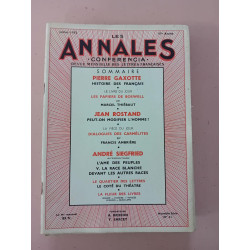 Revue Les annales des lettres françaises N° 21