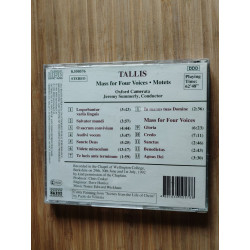 TALLIS Mass for Four Voices Motets