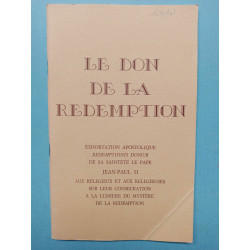 Le Don de la redemption Jean Paul II exhortation apostolique