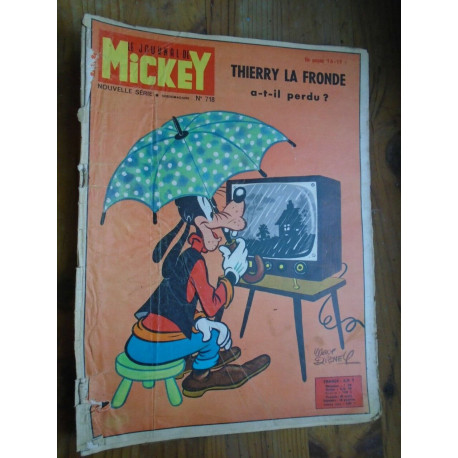 Le journal de MIckey hebdomadaire N 718