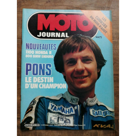 Moto Journal Nº 472 4 Septembre 1980