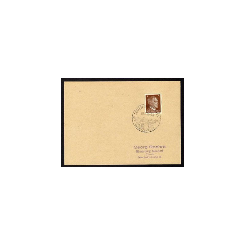 Allemagne n 706 Yv. cachet WW2 LOBEN Mi. 782