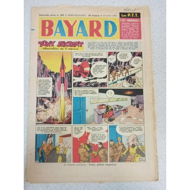 Bayard Nº109 Nouvelle Série / Juillet 1958