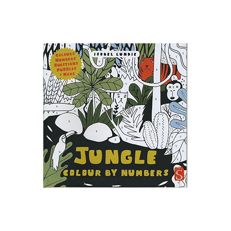 Colour By Numbers: Jungle Colour By Numbers: Jungle