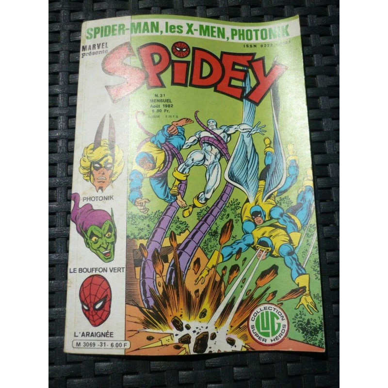 Spidey mensuel n31 Août 1982 Lug Collection Super Héros