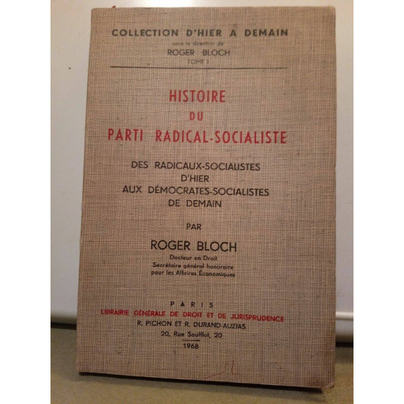 Histoire du Parti radical socialiste