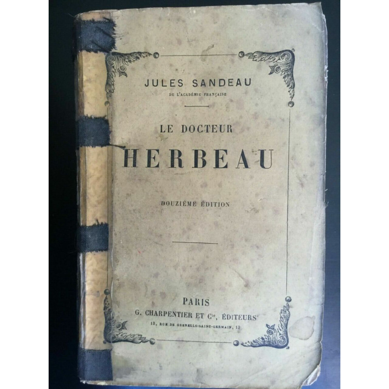 Le docteur herbeau g charpentier
