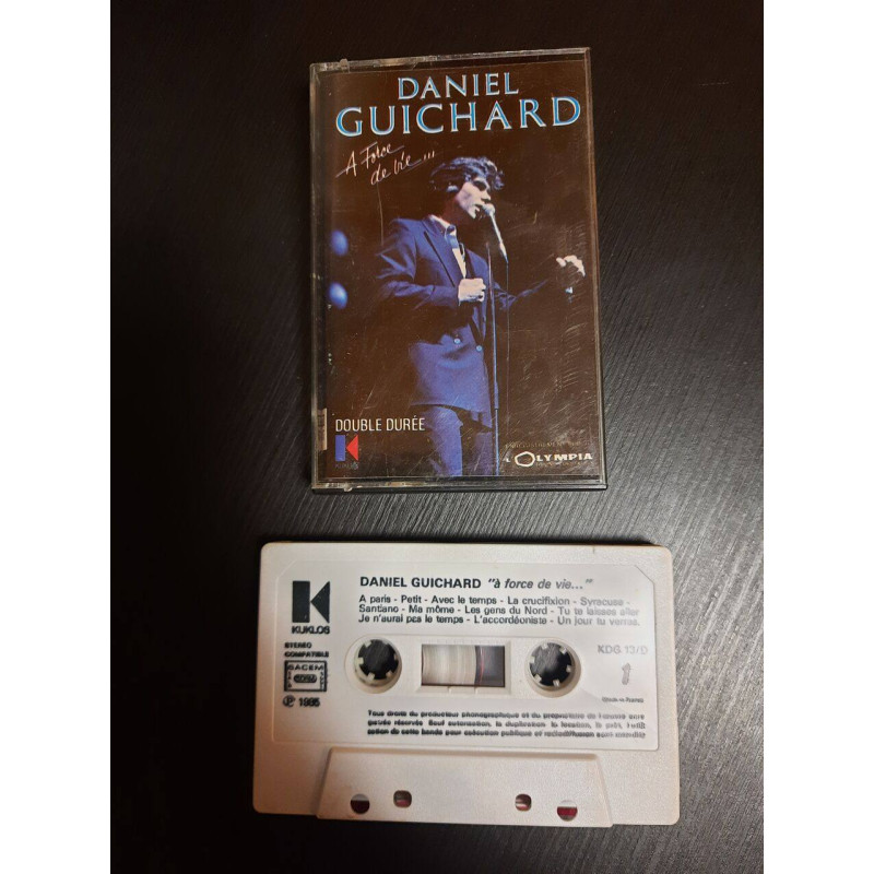 K7 Audio : Daniel Guichard – A Force De Vie