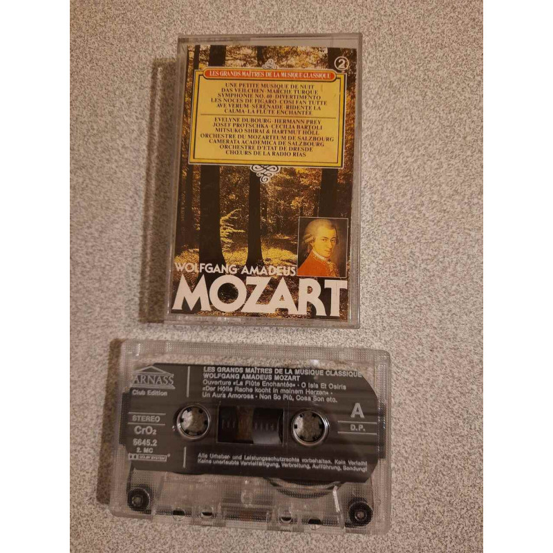 K7 Audio : Les Grands Maitres de la Musique Classique - Wolfgang...