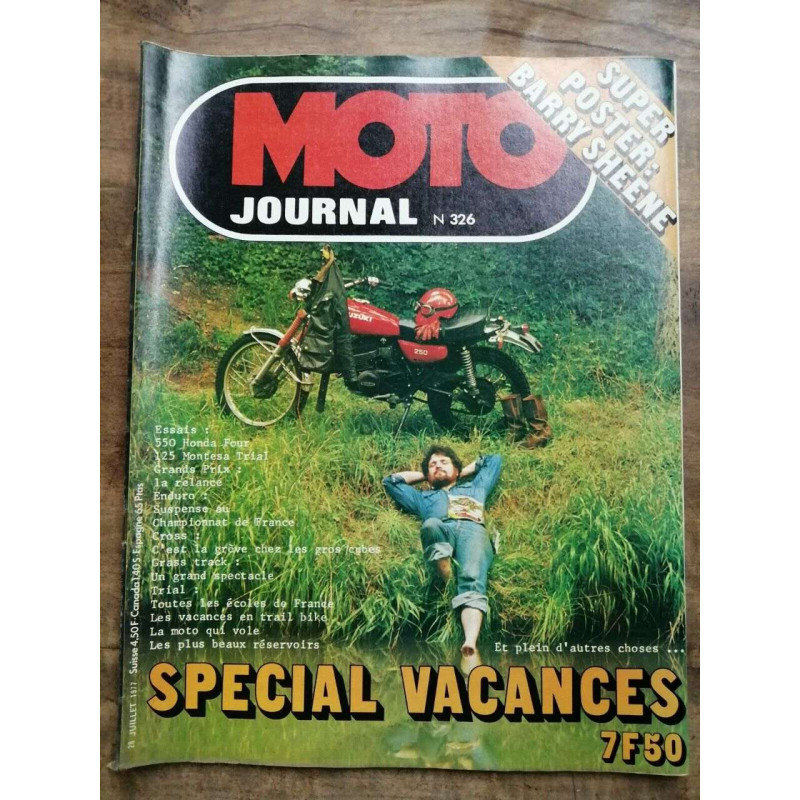 Moto Journal Nº 326 28 Juillet 1977