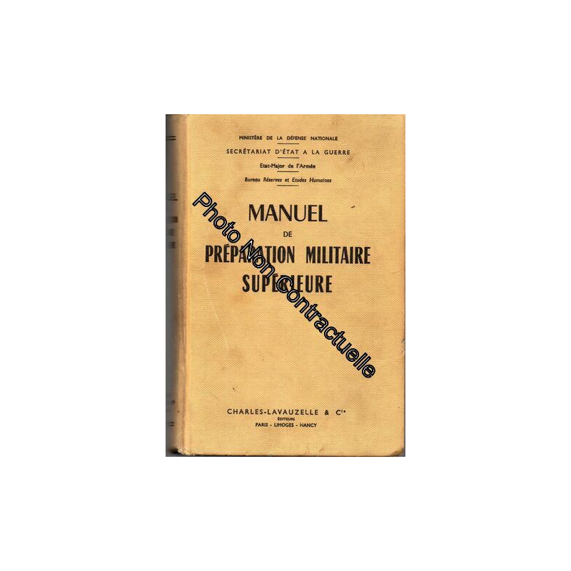 Manuel De Preparation Militaire Superieure