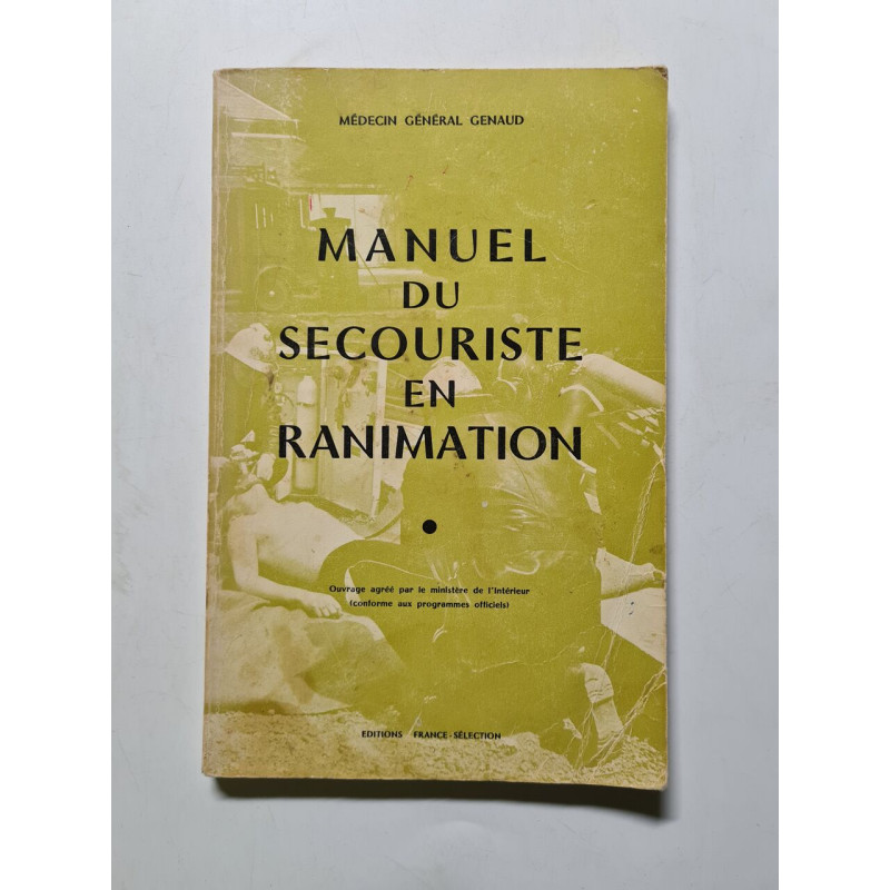 Manuel du secouriste en animation