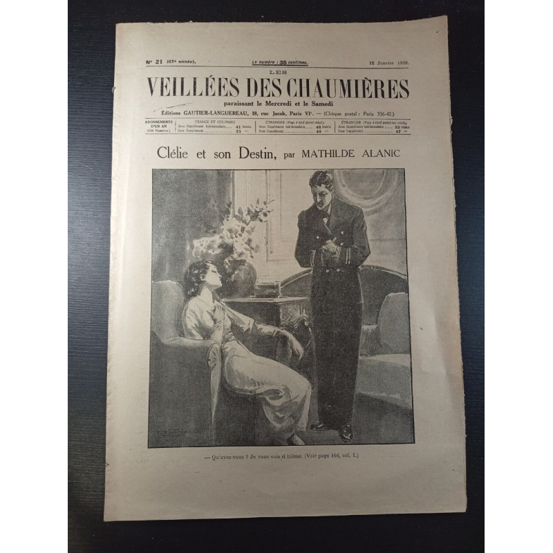 Les veillées des chaumières n°21 61e année