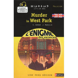 Cahier de vacances - Enigmes vacances Murder in west park
