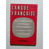 Langue française : les vocabulaires techniques et scientifiques