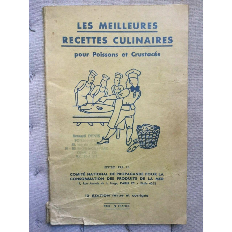 Les Meilleures recettes colinaires pour poissons et crustacés promer