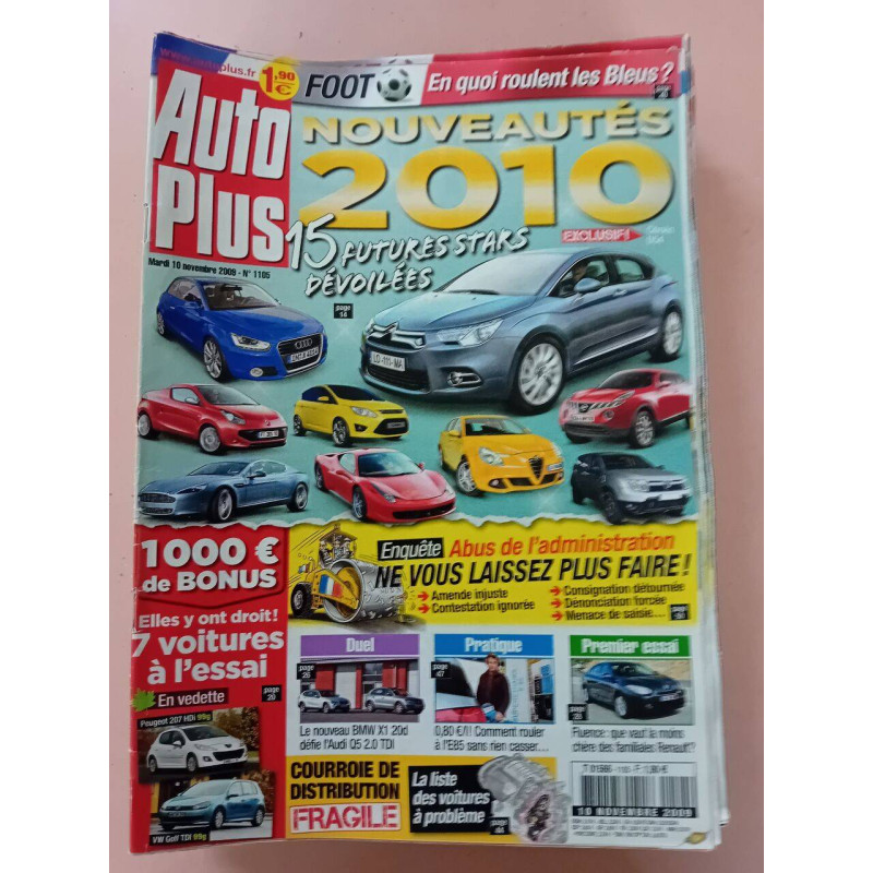 Revue Auto Plus N° 1105