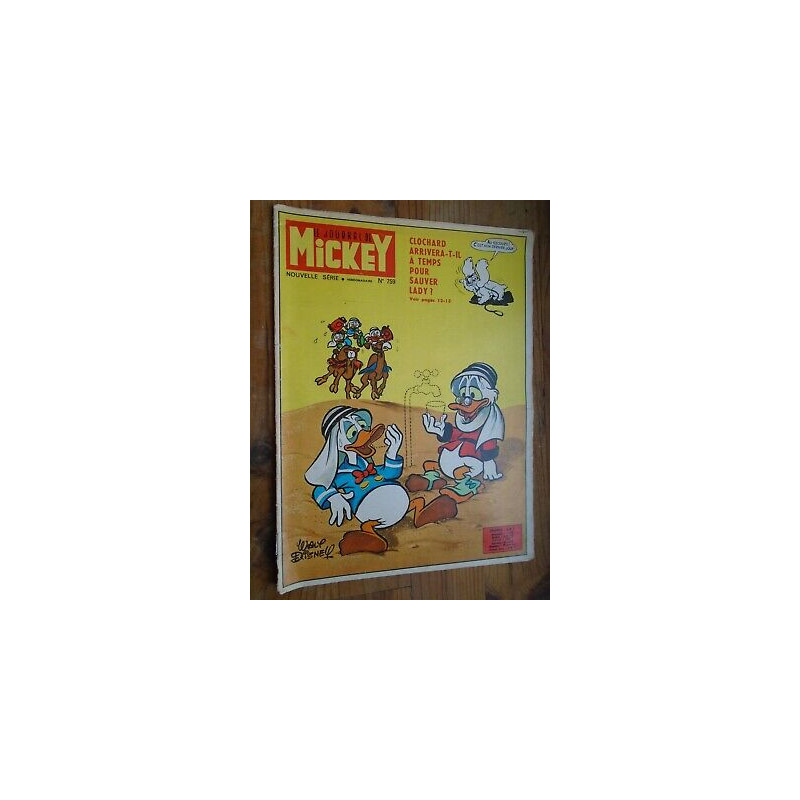 Le Journal de Mickey hebdomadaire N 759
