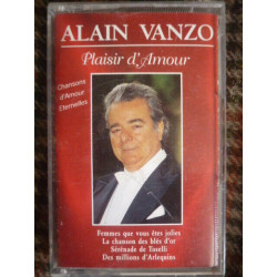 Alain vanzo Plaisir d'amour Cassette Audio-K7 Dino Music 40290