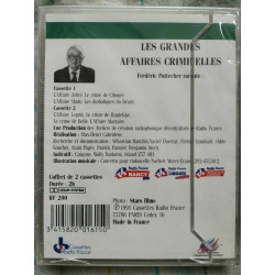Les grandes affaires criminelles Cassette audio k7 NEUVE