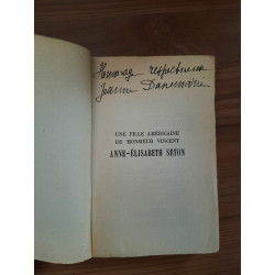 Jeanne Danemarie anne élisabeth Seton envoi de l'auteur